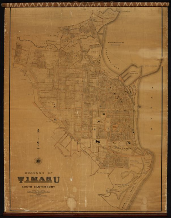 Miscellaneous Plans Borough of Timaru South Canterbury 1911 TN Brodrick Chief Surveyor Canterbury