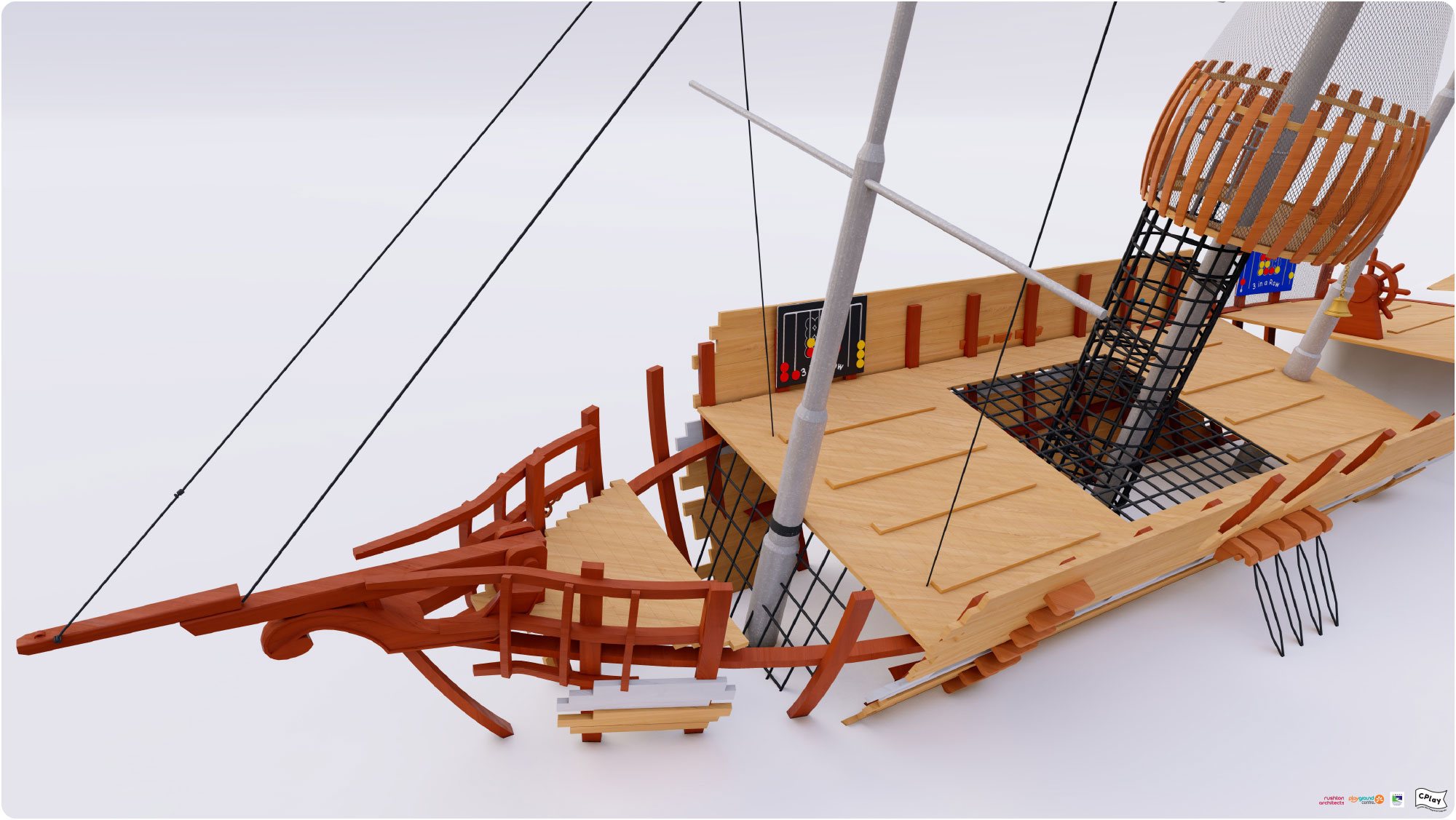 Caroline Bay Playground Upgrade Shipwreck