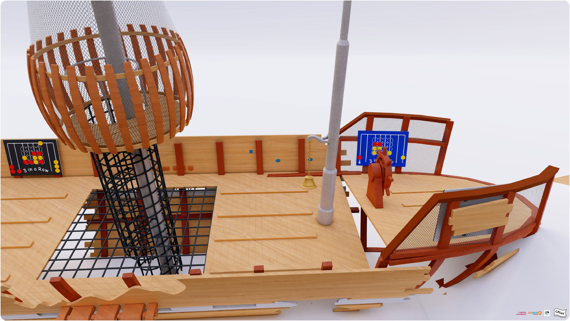 Caroline Bay Playground Upgrade Shipwreck