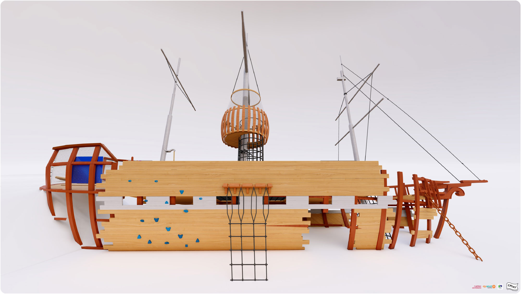 Caroline Bay Playground Upgrade Shipwreck