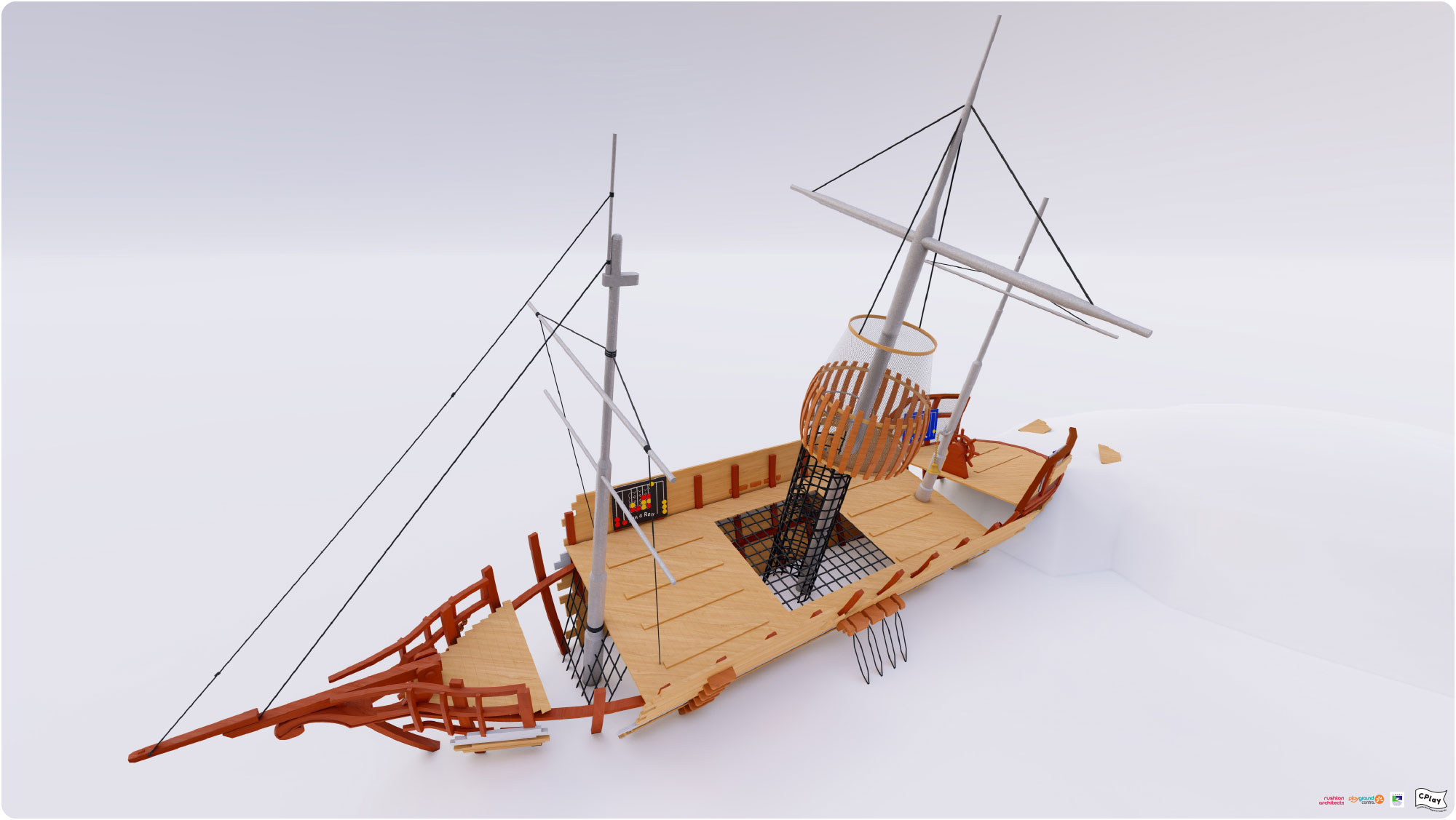 Caroline Bay Playground Upgrade Shipwreck