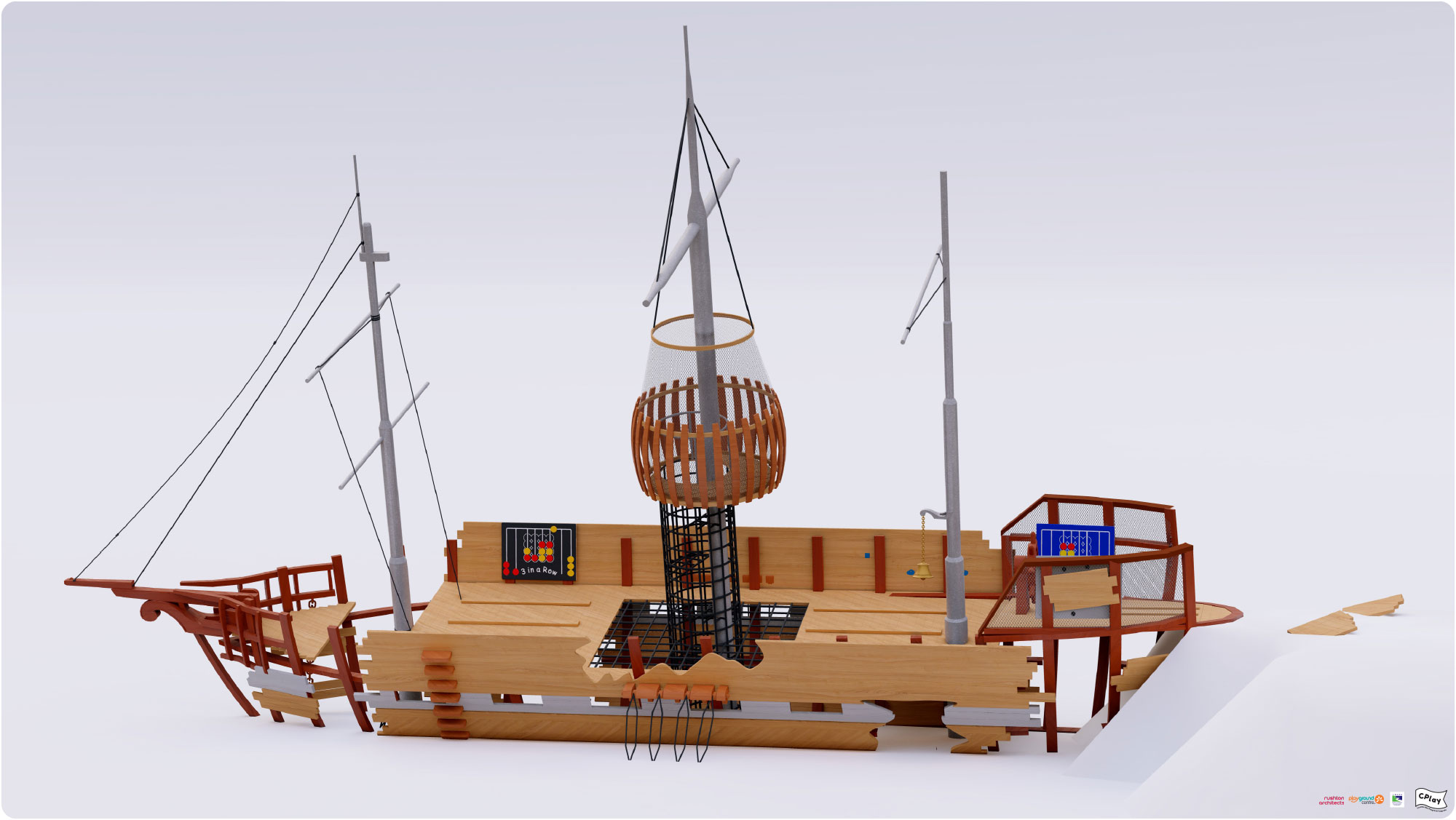 Caroline Bay Playground Upgrade Shipwreck