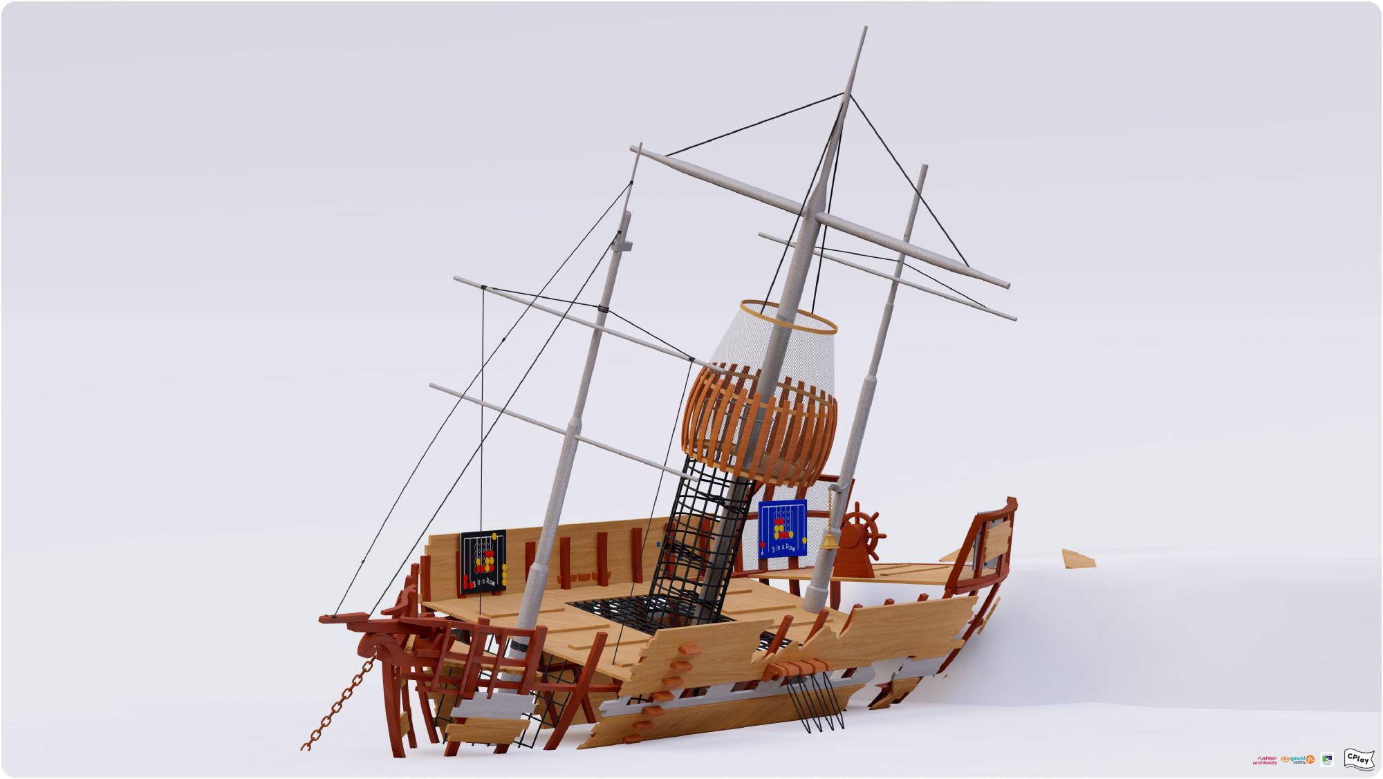 Caroline Bay Playground Upgrade Shipwreck