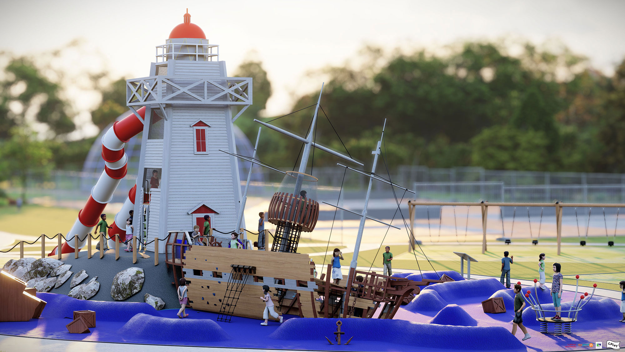 Caroline Bay Playground Upgrade Ship